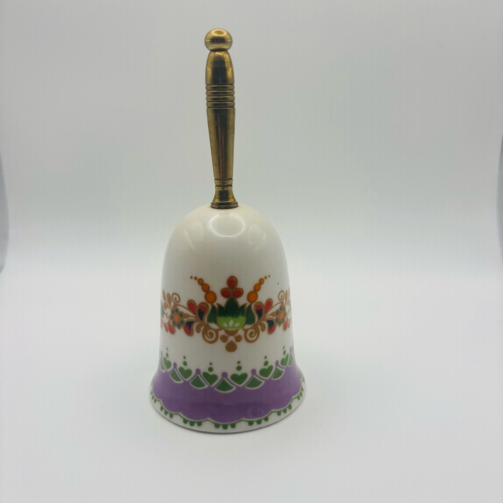 Decorative Bell with Gold Handle